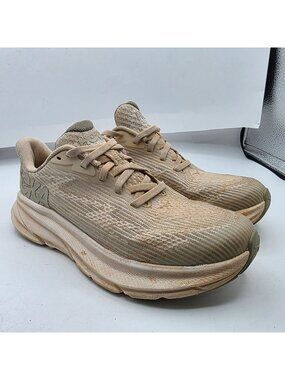 Hoka One One Clifton 9 Kids Running Shoes Size 3.5 White Lightweight Comfortable